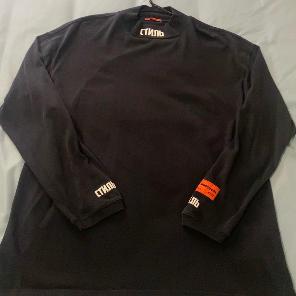 Heron Preston Turtleneck Black size Medium